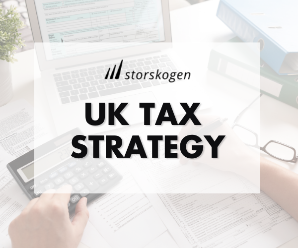 Storskogen UK tax strategy